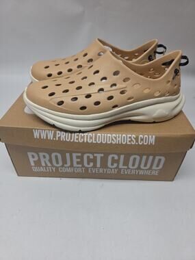 Project Cloud Recovery Shoes Women’s 7.5 M Tan Non Slip Waterproof Slip On Light